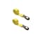 Tie 4 Safe 2" x 10' Wheel Lasso Lift Strap w/ Flat Snap Hook Tow Dolly Yellow, 2PK TWS21-2510-M3-Y-C-2 - alternate 1